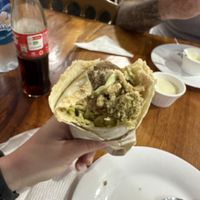 Falafel pita  at L&L Shawarma in Puerto Ayora