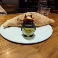 Calzone #Veganuary at La Pizzeria in Cupertino