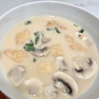 Coconut soup at Thai Elephant Express in San Jose