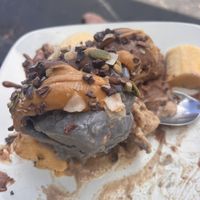 Banana split   at Coco Lov in Tampa