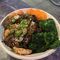 Surf and turf   at Naughty Vegan Panda in Pasadena