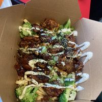 Beef fries   at Naughty Vegan Panda in Pasadena