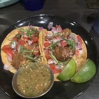 Fried avocado tacos  at Tu Madres Cantina & Grill in Indio