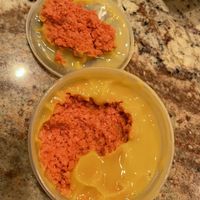 Banana strawberry shortcake pudding at La Lus Cafe in Willingboro