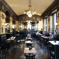 Inside  at Antico Caffè San Marco in Trieste