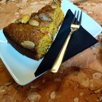 Carrot cake at Antico Caffè San Marco in Trieste