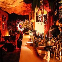 Bar at La Santoria in Madrid