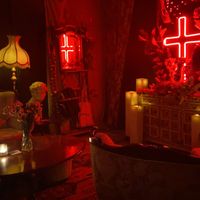 Bar at La Santoria in Madrid