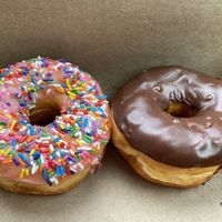 Vegan Strawberry Sprinkles & Chocolate   at Barrio Donas in San Diego