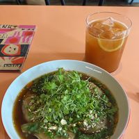 Beyond meat wonton  at Peaches Gastro Girls in Warsaw