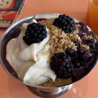 Blueberry / blackberry cheesecake   at Peaches Gastro Girls in Warsaw