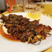 Mushroom dish at Peaches Gastro Girls in Warsaw