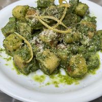 Gnocchi with asparagus   at Peaches Gastro Girls in Warsaw