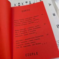 menu at Peaches Gastro Girls in Warsaw