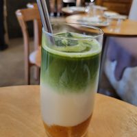 Matcha Latte at Peaches Gastro Girls in Warsaw