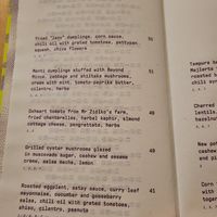 Menu at Peaches Gastro Girls in Warsaw