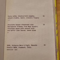 Menu at Peaches Gastro Girls in Warsaw