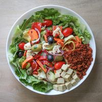 Antipasto Salad at New World Kitchen in Des Moines