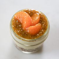 Orange Creamsicle Protein Cup at New World Kitchen in Des Moines