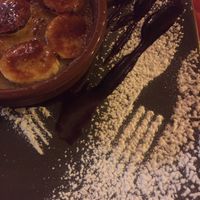 Best “crème “ brûlée ever! at Au Clair de Lune in Grenoble