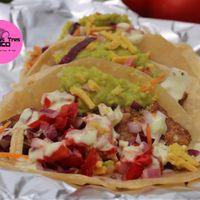 3 Tacos at Ulu Dos Tres Taco in Zanzibar