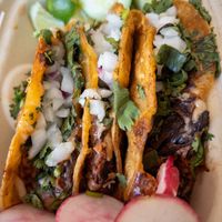 Quesabirria Tacos ( Seasonal)  at El Veganito in La Mesa