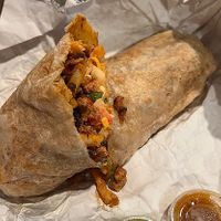 cali burrito at El Veganito in La Mesa