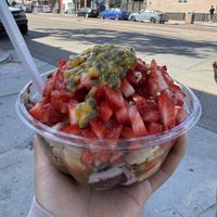 Acai Bowl w Peanut Butterr  at Juice Wave in San Diego