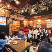 Meaty but fun interior  at San Juan Smokehouse in San Juan