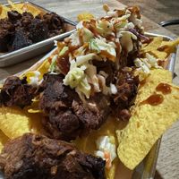  Vegan Pulled Pork Nachos  #Veganuary at San Juan Smokehouse in San Juan