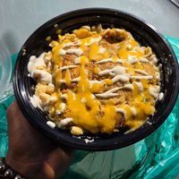 Crab mac and cheese bowl at Ward of Health in Harrisburg