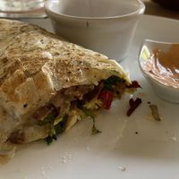 Breakfast burrito  at Cafe Corazon in Troncones