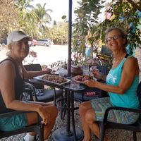 We had so much fun eating all the healthy beautiful vegan food!! at Cafe Corazon in Troncones