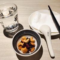 Free titbits and warm water while waiting at iVegan 爱素 - Thomson Plaza in Central Singapore
