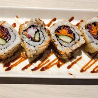 Crispy maki (alliums free version) at iVegan 爱素 - Thomson Plaza in Central Singapore