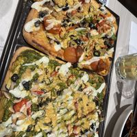 Mix and match pesto and bbq pizza 7/10   at iVegan 爱素 - Thomson Plaza in Central Singapore