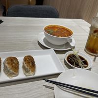 Dumplings and Tom Yum   at iVegan 爱素 - Thomson Plaza in Central Singapore