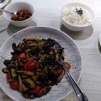 Stir fry mushrooms at iVegan 爱素 - Thomson Plaza in Central Singapore