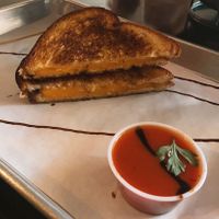 the classic (veganized)  at The Grilled Cheese Gallery in St Augustine