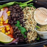 Burrito bowl at Betty's To Go in Oklahoma City