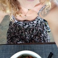 Happy vegan  at Mikado Sushi Ramen - Hotel El Sol Morrillo in Morrillo