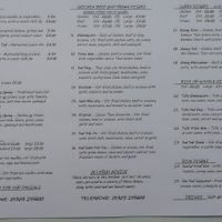 Menu at Tip's Wok Box in Folkestone