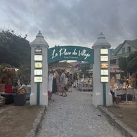 Main entrance   at La Trattoria in Orient Bay