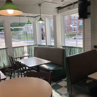 Inside seating  at Constantly Pizza in Concord