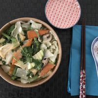 Vegan Udon with vegetables  at Saigon Food & Trend in Hannover