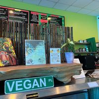 Inside of the place and decor at The Hungry Caterpillar in Jacksonville