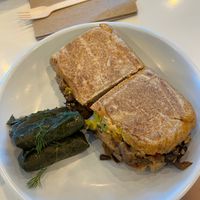 Vegan Cuban w/ Grape Leaves at The Hungry Caterpillar in Jacksonville