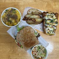 entrees and sides  at The Hungry Caterpillar in Jacksonville