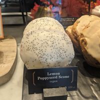 Vegan lemon poppyseed scone. Peet's is leading the way!! at Peet's Coffee in Ventura