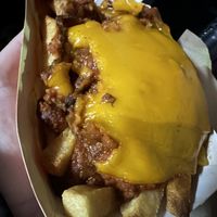 Chili cheese fries  #Veganuary at Gora's Grill in Ypsilanti